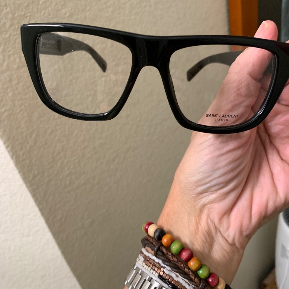 Yves Saint Laurent NEW Black Eyeglasses, SL 714 AUTHENTIC
